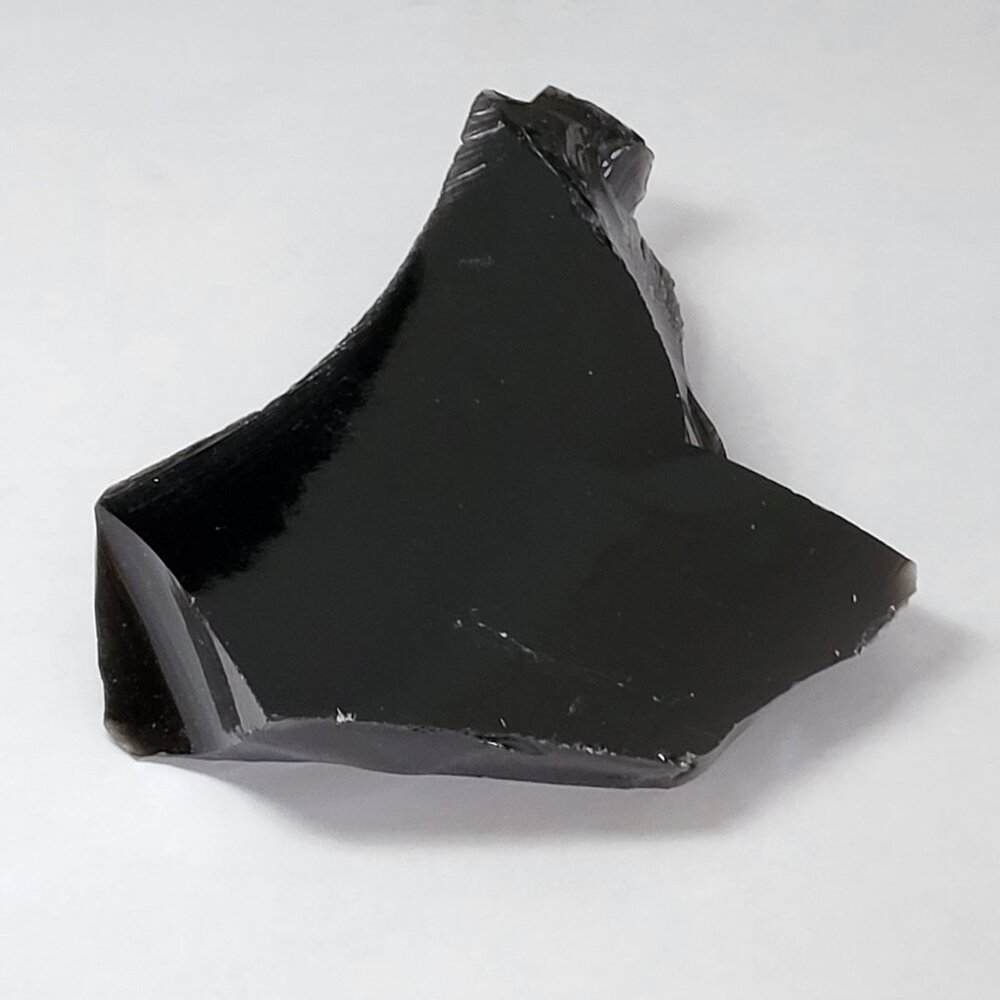 Black Obsidian Volcanic Glass Raw